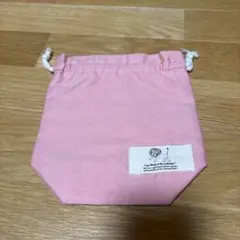 ハンドメイド♢ピンク巾着袋