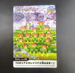 ポケモン ウィークリーカード No.9 ロゼリアとキレイハナと花ふぶき ポケモン ウィークリーカード No.9 ロゼリアとキレイハナと花ふぶき 美