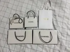 DIOR CHANEL ホワイトショッパー 5点セット リボン付きのサムネイル