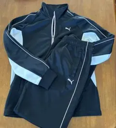 PUMA プーマ ジャージ上下セット ブラック×ピンク　Sサイズ