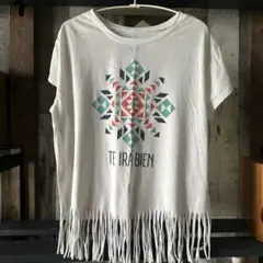ANTIBALLISTIC フリンジTシャツ ホワイトのサムネイル