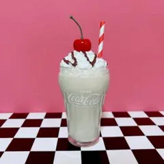 ❤︎カフェラテ　食品サンプル　フェイクフード　コカコーラ　ダイナー
