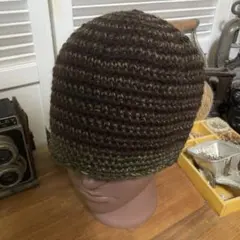 548 バケットハット クロシェハット ニット帽 手編み ハンドメイド