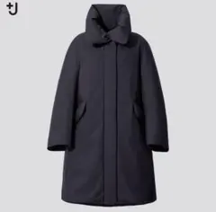 ユニクロ+J ジルサンダー ハイブリッドダウンコート S ネイビー