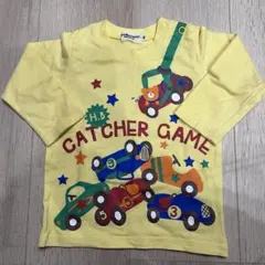 ミキハウス ホットビスケッツ 車デザイン 長袖Tシャツ 80cm