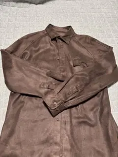 スウェードシャツ