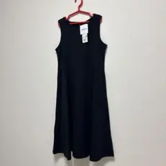 AIRism ブラック　ノースリーブ ワンピース 160