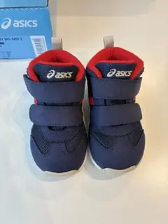 アシックス ASICS ベビーシューズ 14.5cm ネイビーブルー スクスク