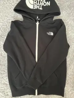 THE NORTH FACE ブラックパーカー フルジッパー
