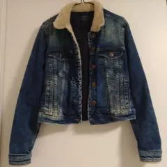 ZARA ボア デニムジャケット　Lサイズ