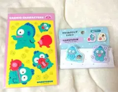 サンリオ ハンギョドン シール ステッカー アクリルクリップ 2セット