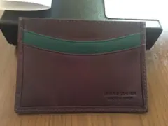 新品 ポールスミス カードケース 赤紫色 Paul Smith