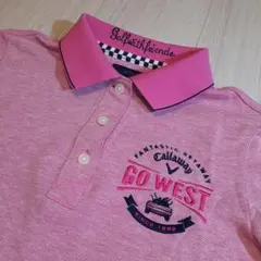 キャロウェイ　レディース　ポロシャツ ピンク　M