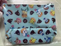 【未使用】ポケモン ポーチ ミスドコラボ ライトブルー