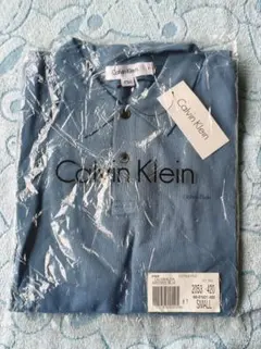 新品Calvin Klein ポロシャツ 青 S