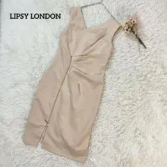 リプシーロンドン ワンピース UK12 ベージュ ドレス キャバ嬢のサムネイル