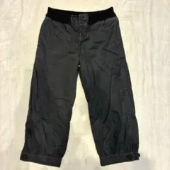 A/T（エーティー） コットン クロップドパンツ ブラック 日本製 使用感あり