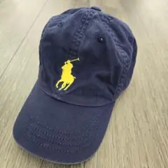 Polo Ralph Lauren キャップ ネイビー イエロー刺繍　4−7歳のサムネイル