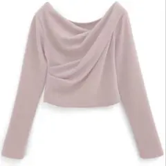 GRL グレイル ドレープカシュクールトップス[dk1362]