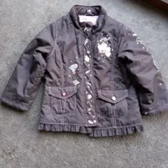 mezzo piano フード付きダウンコート 110