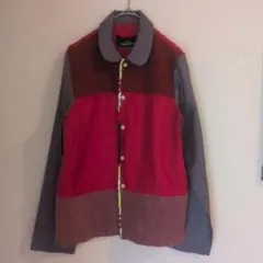 美品tricot COMME des GARCONS 異素材切替 ラウンドシャツのサムネイル