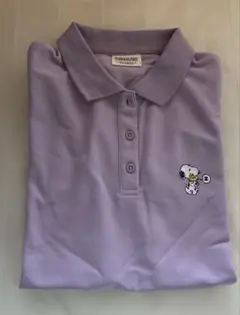 【新品、未使用】ポロシャツ スヌーピー 紫色 M