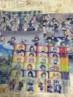 初音ミクプロジェクトセカイ　クリアファイル　クリアシートセット