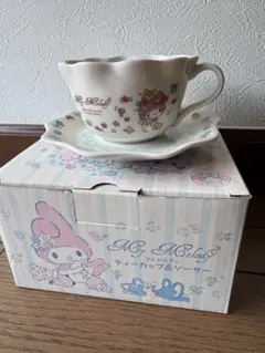 サンリオキャラクターズ いちごみるくメルトティーカップ＆ソーサー