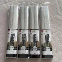 DAISO リメイクシート エンボス シャビーシック ホワイト 4本セット