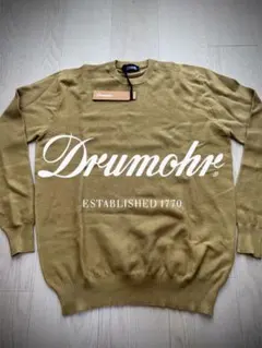 未使用 ドルモア Drumohr 鹿の子 コットンニット 50 マスタード - メルカリ