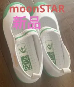 上履き・スクールシューズ 20.5cm ホワイト/グリーン