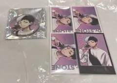 Dr.STONE あさぎりゲン 京まふ 缶バッジ ブロマイド 세트