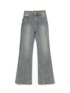 パンツ andmary Heart stitch denim light blue S ANDMARY】Heart stitch denim