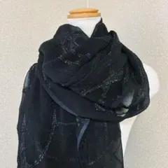 フランコフェラーリ★未使用タグ付き★大判ストール★共色総柄★シルク100