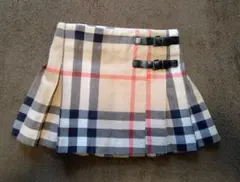 【BURBERRY】チェック柄♡巻きスカート(12M)