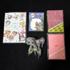 鬼滅の刃 メモ帳 マスキングテープ ふせん ポチ袋 義勇 まとめ売り