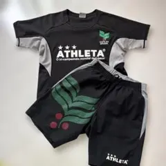 ATHLETA アスレタ ゲームシャツ上下セットサッカーウェア ブラック 150