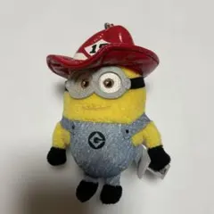 USJミニオン 消防士のぬいぐるみキーチェーン
