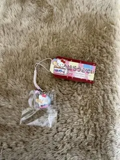 レア　ハローキティ アイスクリーム ストラップ　根付　2006 希少】ハローキティ アイスクリーム 根付け ストラップ 2006年 レア