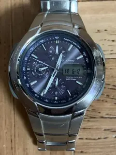 CASIO WVA-500」電波ソーラー アナデジ腕時計 メンズ クロノグラフのサムネイル