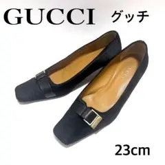 GUCCI グッチ 美品／高級／パンプス／ハイヒール／レディース／靴／ブラック
