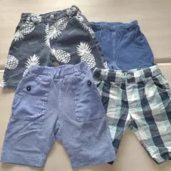 Bebe ユニクロ 半ズボン 短パン 100 4枚セット