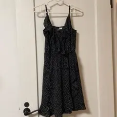 新品未使用 H&M ラップ ドット キャミ ワンピース