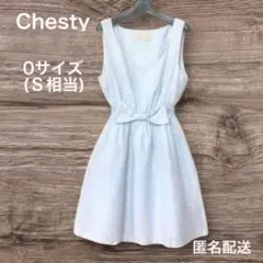 チェスティ　ワンピース　ノースリーブ　麻/コットン