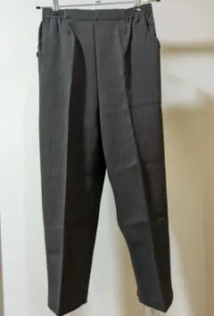 スラックス　ズボン　ダークグレー　ダークブラウン　パンツ　ウール
