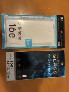 iPhone 16e ソフトケースとガラスフィルムセット