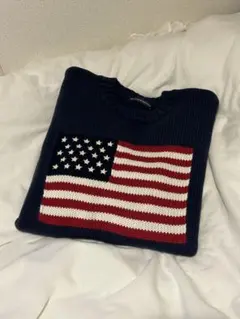 brandy Melville アメリカ国旗柄 ニットセーター