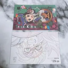 鬼滅の刃　炭治郎　ハロウィンポストカード　グルメハント　2点