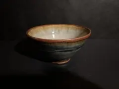 【JA】名工 二代目 水野寿山 作 鉄釉 茶碗 瀬戸焼 鉄釉 茶碗 水野寿山作 - メルカリ