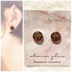 No.1605 ハンドメイドアクセサリー レジンピアス イヤリング